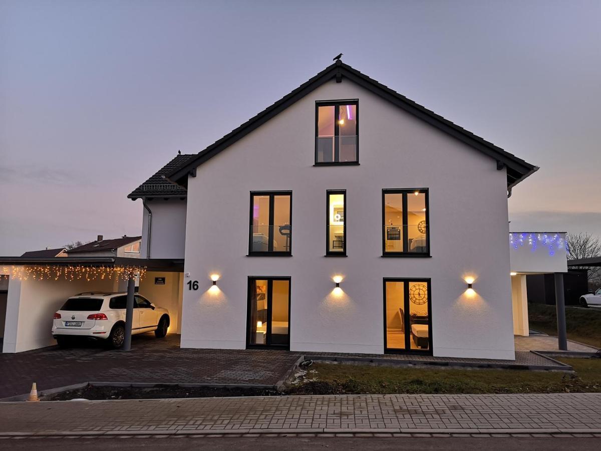 -Neubau- 42 Qm Balkon-Apartment Fulda Exterior foto